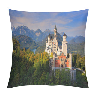 Personality  Famous Neuschwanstein Castle Pillow Covers