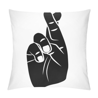 Personality  Icon Crossed Fingers Pillow Covers