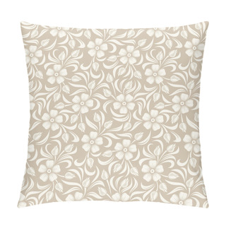 Personality  Seamless Vintage Floral Pattern. Vector Illustration. Pillow Covers
