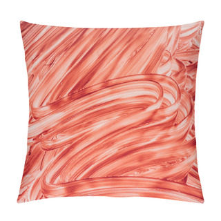 Personality  Close-up Shot Of Smeared Blood Pattern For Background Pillow Covers