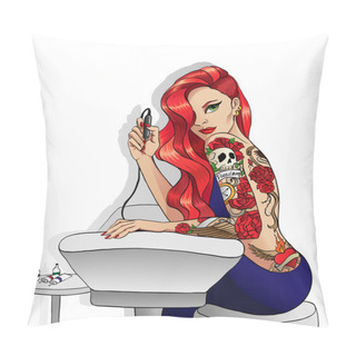 Personality  Tatoo Artist Pillow Covers