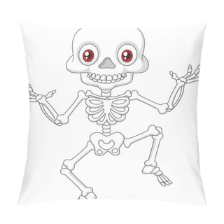 Personality  Happy Halloween Skeleton Dancing Pillow Covers