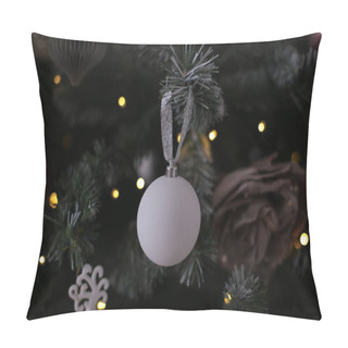 Personality  Christmas Decoration Shiny Toy Decorates The New Year Tree Pillow Covers