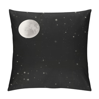 Personality  Beautiful Landscape Of Moon Sky Pillow Covers