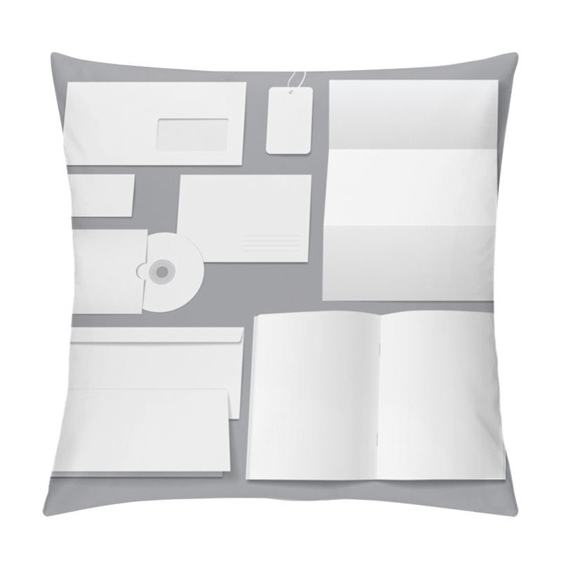 Personality  Blank Business Corporate Templates Pillow Covers