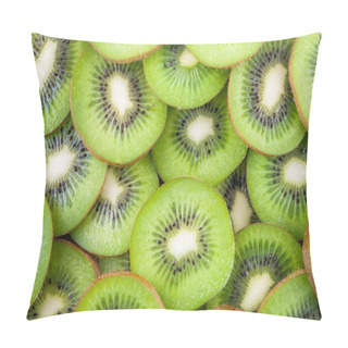 Personality  Background Of Kiwi Slices Pillow Covers