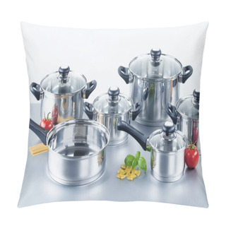 Personality  Stainless Steel Pots And Pans Pillow Covers