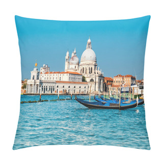 Personality  Grand Canal And Basilica Santa Maria Della Salute In Venice  Pillow Covers