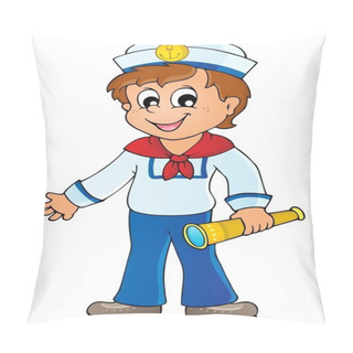 Personality  Image With Sailor Theme 1 Pillow Covers