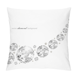 Personality  Diamond Vector Illustration Pillow Covers