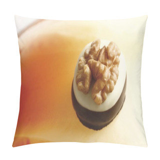 Personality  Walnut On A Sweet Chocolate Candy  Pillow Covers