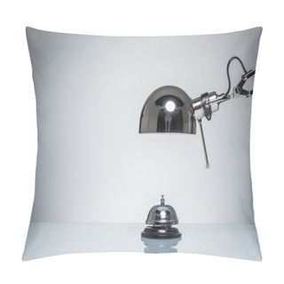 Personality  Lighting Up Hotel Bell For Calling Service With Desk Lamp Pillow Covers