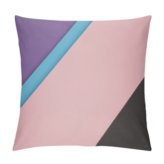 Personality  Colorful Abstract Geometric Background Made From Colored Paper Pillow Covers