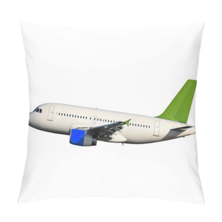 Personality  Plane Over White Pillow Covers