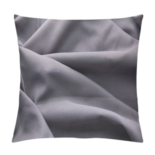 Personality  Background Of Grey Crumpled Textured Cloth Pillow Covers