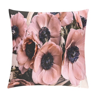 Personality  Bouquet Of Spring Flowers ,anemones Pillow Covers