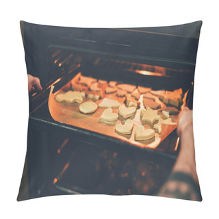 Personality  Person Baking Christmas Cookies Pillow Covers