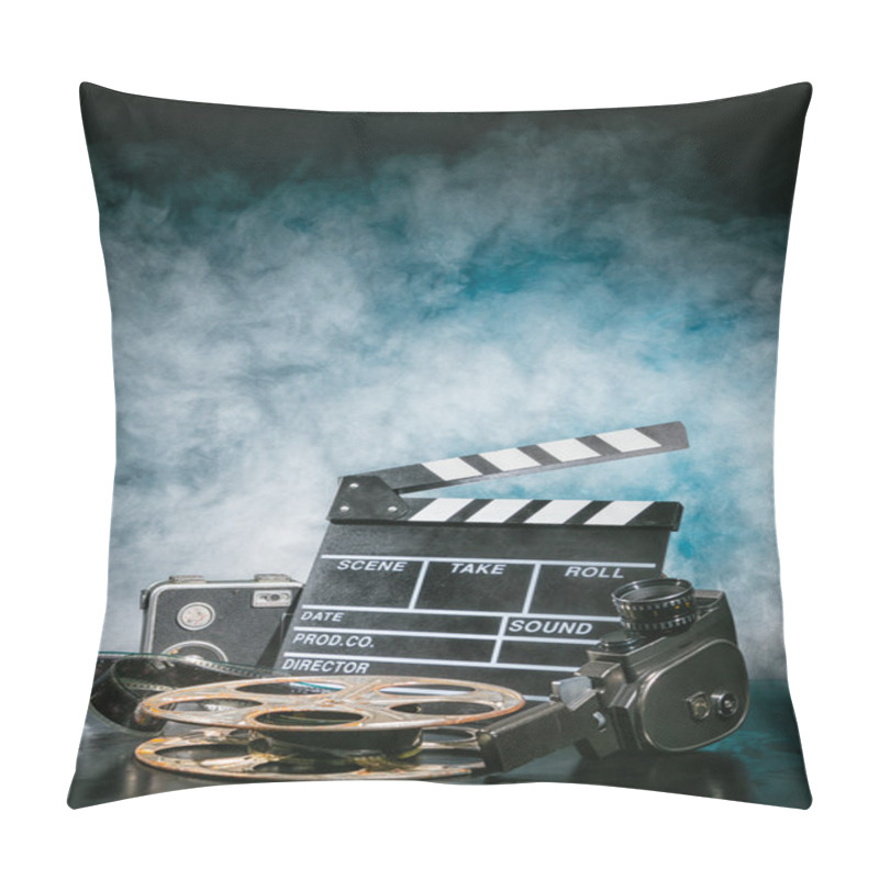 Personality  Retro film production accessories still life pillow covers