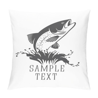 Personality  Salmon Fish Icon Pillow Covers