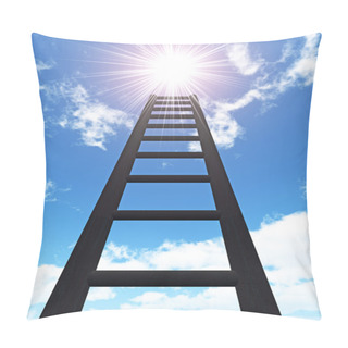 Personality  Ladder In The Sky And Sun Pillow Covers