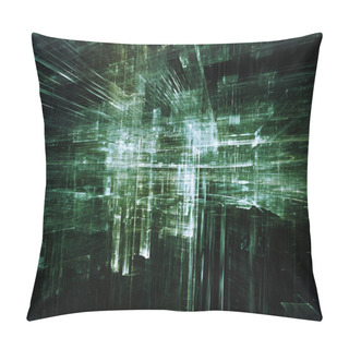 Personality  Virtualization Of Digital World Pillow Covers