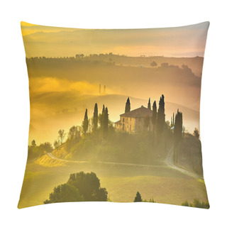 Personality  Tuscany At Early Morning Pillow Covers