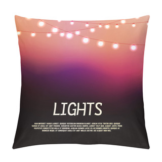 Personality  Lights Pillow Covers