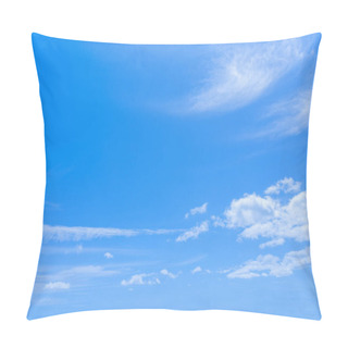 Personality  Blue Sky With White Clouds Of Different Formations. Pillow Covers