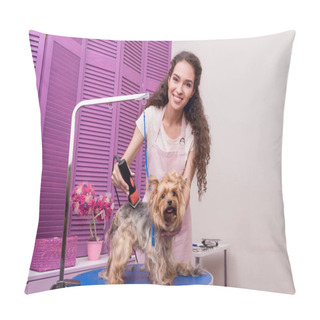 Personality  Groomer Trimming Dog Pillow Covers