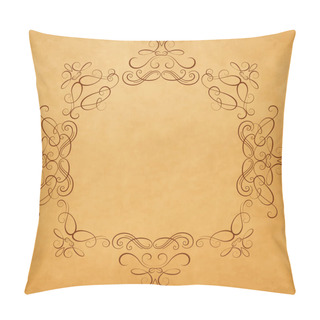 Personality  Ornament Element, Vintage Frame Design. Template For Greeting Cards, Invitations, Menus, Labels. Pillow Covers