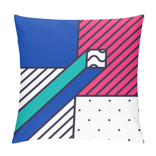 Personality  Festive Background In 80s Style Pillow Covers