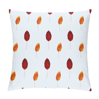 Personality  Red And Yellow Fallen Leaves Pillow Covers