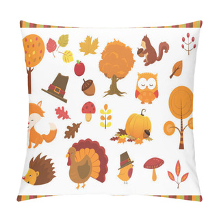 Personality  Cute Autumn Elements Pillow Covers