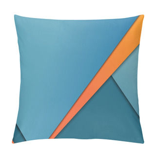 Personality  Illustration Of Unusual Modern Material Design Background Pillow Covers