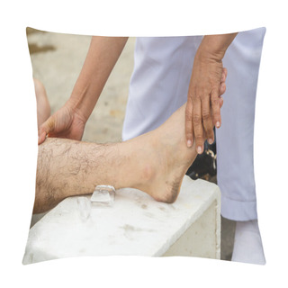 Personality  First Aid For Cramp Injury Pillow Covers
