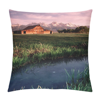 Personality  Old Barn Antelope Flats Grand Tetons Wyoming Vertical Pillow Covers