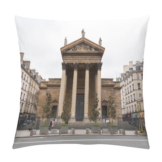 Personality  Paris, France - January 22, 2022: The Church Of Notre-Dame-de-Lorette Is A Neoclassical Church In The 9th Arrondissement Of Paris, France. Pillow Covers