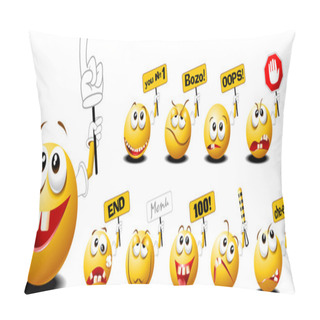 Personality  Funny Balls Pillow Covers