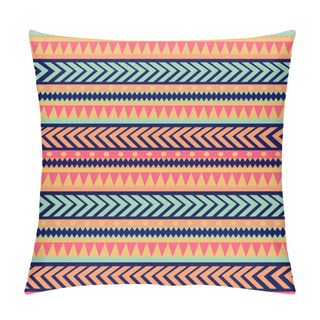 Personality  Seamless Vector Tribal Texture. Tribal Vector Pattern. Colorful Pillow Covers