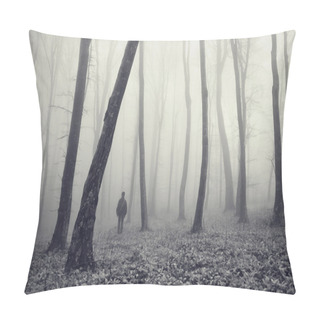 Personality  A Man Lost In A Magical Forest Pillow Covers