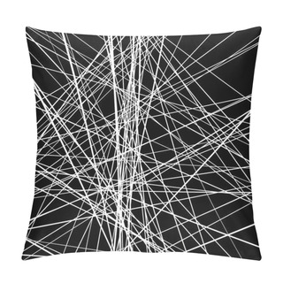 Personality  Geometric Irregular Lines Background Pillow Covers