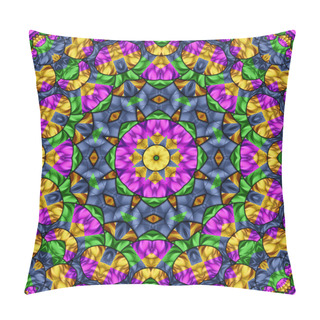 Personality  Colors Kaleidoscope Pillow Covers