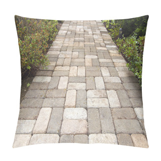 Personality  Garden Brick Paver Path Walkway Pillow Covers
