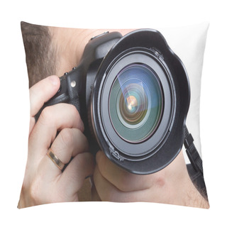 Personality  Photographer Taking Pictures Pillow Covers