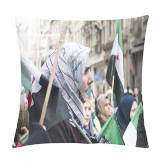 Personality  Syrians Protesting Pillow Covers