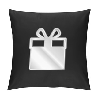 Personality  Big Gift Silver Plated Metallic Icon Pillow Covers