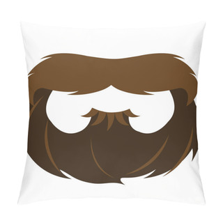 Personality  Beard And Mustache Mask  Pillow Covers