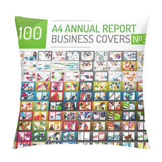 Personality  Mega Collection Of 100 Business Annual Report Brochure Templates Pillow Covers