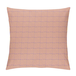 Personality  Geometric Seamless Pattern With Runes Pillow Covers