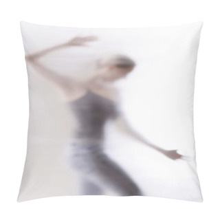 Personality  Woman Behind Foil Pillow Covers
